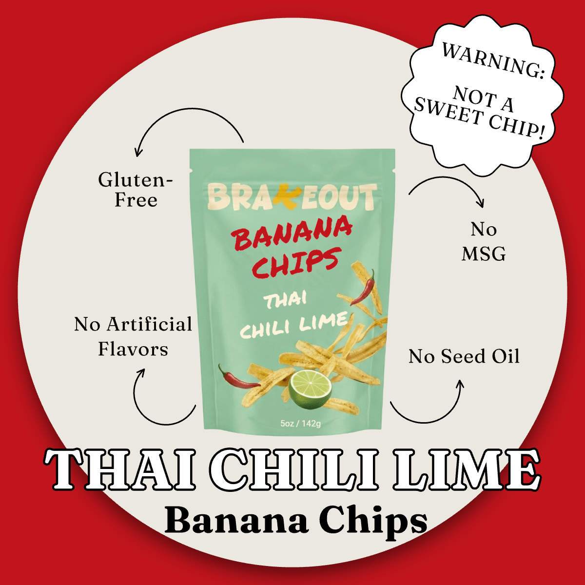 Thai Chili Lime Banana Chips