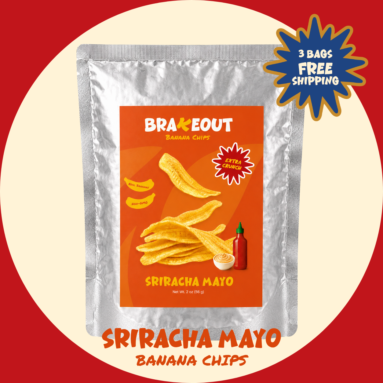 Sriracha Mayo Banana Chips