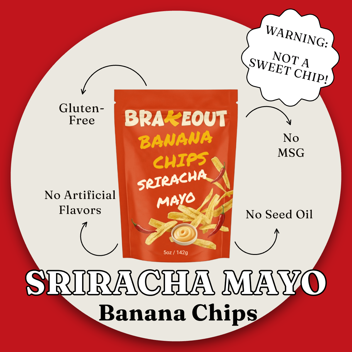 Sriracha Mayo Banana Chips