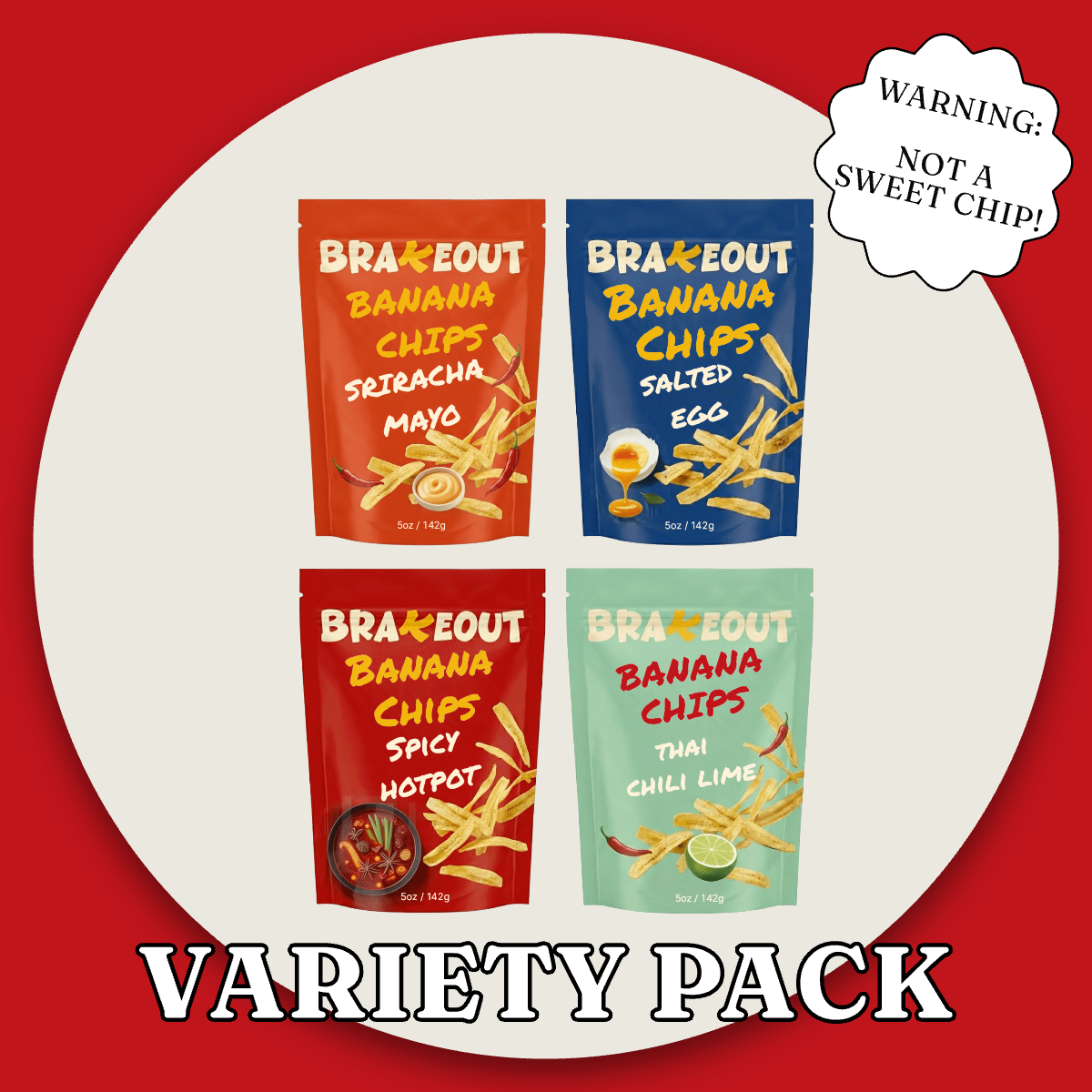 Variety Pack Banana Chips